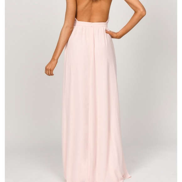Light pink halter dress - Picture 2 of 2